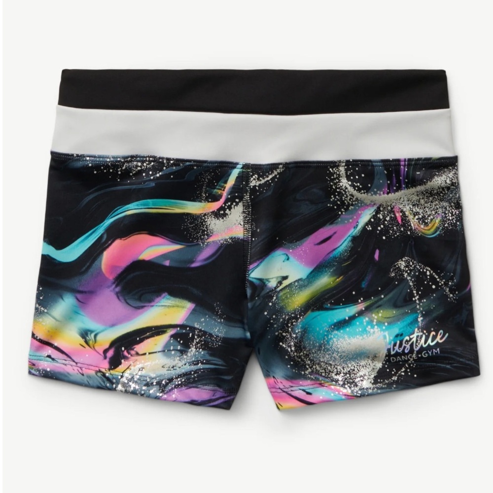 Colorful Justice Dance Gym Shorts